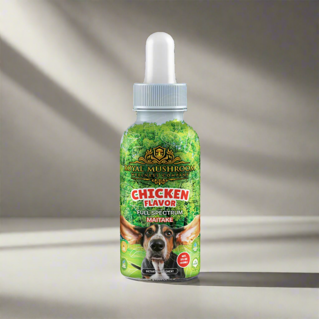 dogs tincture chicken flavor - maitake