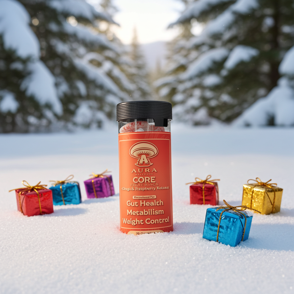 coreglow fruit rings - chaga & raspberry ketones