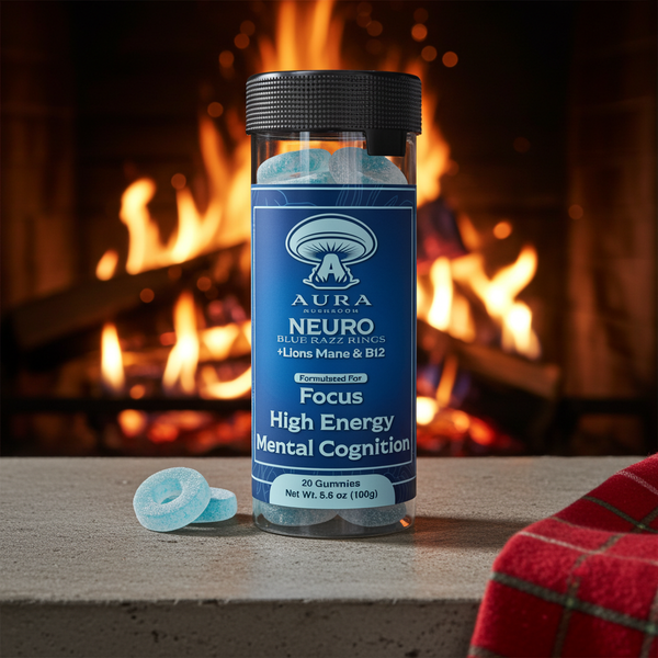 NEURO BlueRazz Rings - Lions Mane & B12